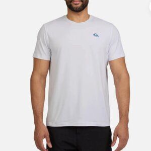 NEW Quiksilver Men's M White Active T-Shirt  Innovate The Future Slogan